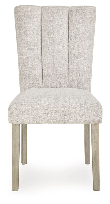 Larawyn - Dining Upholstered Side Chair (Set of 2) - Bisque – Chair Sets by Signature Design by Ashley® at Furniture Wholesale Plus , Nashville furniture store