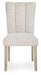 Larawyn - Dining Upholstered Side Chair (Set of 2) - Bisque – Chair Sets by Signature Design by Ashley® at Furniture Wholesale Plus , Nashville furniture store