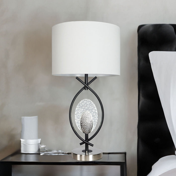 Table Lamp - Black and White – Table Lamps by Crown Mark at Furniture Wholesale Plus , Nashville furniture store