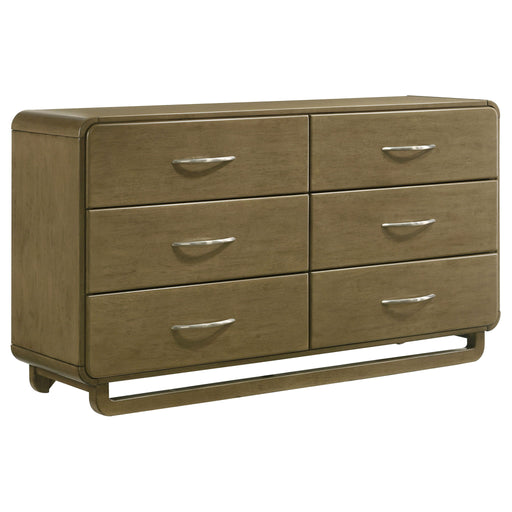 Amsbury - 6-Drawer Dresser Cabinet - Nutmeg – Dressers by Coaster Fine Furniture at Furniture Wholesale Plus , Nashville furniture store
