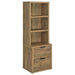 Westpark - 3-Shelf Bookcase USB And Lockable Drawer - Premium Standard Bookcases from Coaster Fine Furniture - Just $279! Shop now at Furniture Wholesale Plus  We are the best furniture store in Nashville, Hendersonville, Goodlettsville, Madison, Antioch, Mount Juliet, Lebanon, Gallatin, Springfield, Murfreesboro, Franklin, Brentwood
