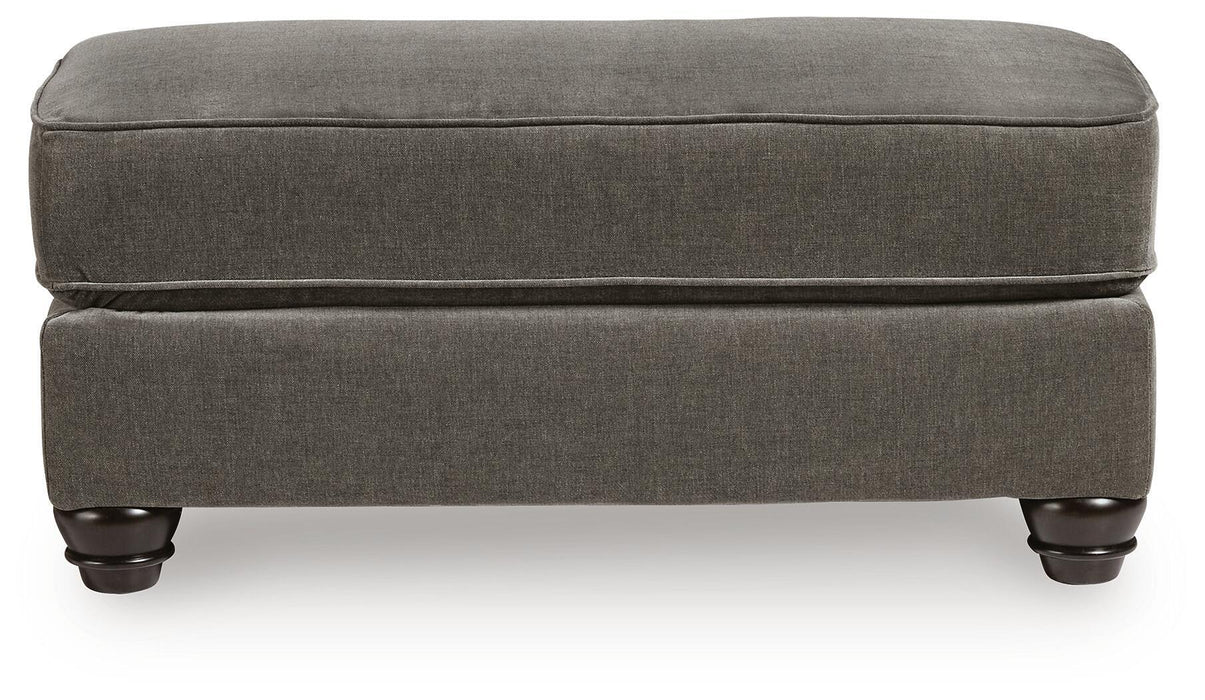 Tallow Creek - Ottoman - Shadow – Upholstered Ottomans by Signature Design by Ashley® at Furniture Wholesale Plus , Nashville furniture store