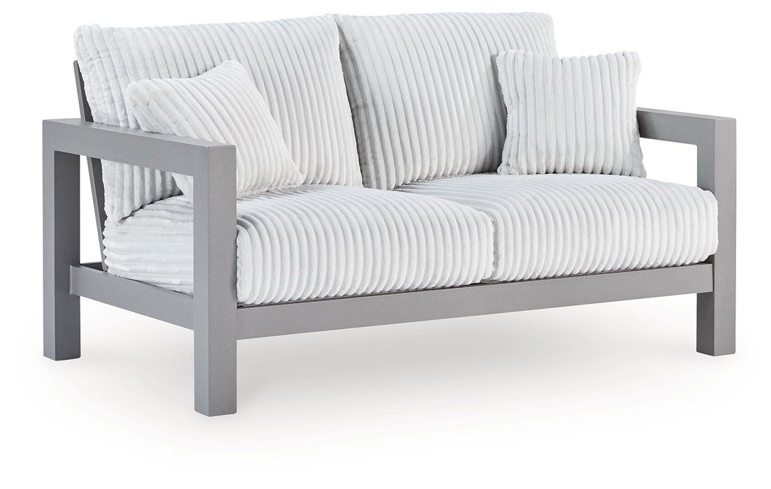 Hurley Park - Gray - Loveseat With Cushion - Premium Loveseats from Signature Design by Ashley® - Just $1068! Shop now at Furniture Wholesale Plus  We are the best furniture store in Nashville, Hendersonville, Goodlettsville, Madison, Antioch, Mount Juliet, Lebanon, Gallatin, Springfield, Murfreesboro, Franklin, Brentwood
