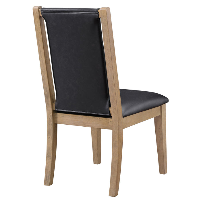 Orinda - Side Chair - Brown / Black – Side Chairs by Steve Silver Furniture at Furniture Wholesale Plus , Nashville furniture store