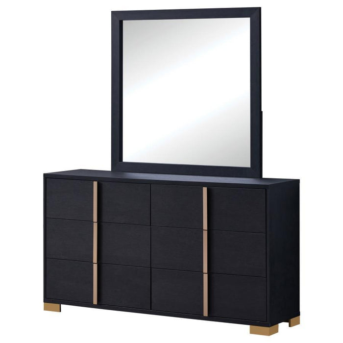 Marceline - 6-Drawer Dresser With Mirror – Dresser & Mirror by Coaster Fine Furniture at Furniture Wholesale Plus , Nashville furniture store