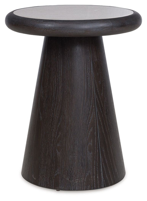 Bracken - Round End Table - French Black – End Tables by Luxe at Furniture Wholesale Plus , Nashville furniture store
