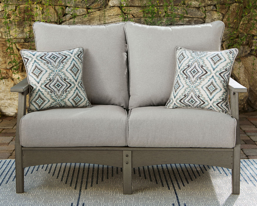 Visola - Loveseat w/Cushion - Gray – Loveseats by Signature Design by Ashley® at Furniture Wholesale Plus , Nashville furniture store