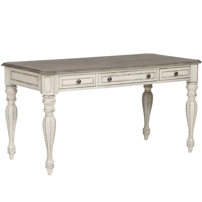 Magnolia Manor - Writing Desk - Antique White – Writing Desks by Liberty Furniture at Furniture Wholesale Plus , Nashville furniture store