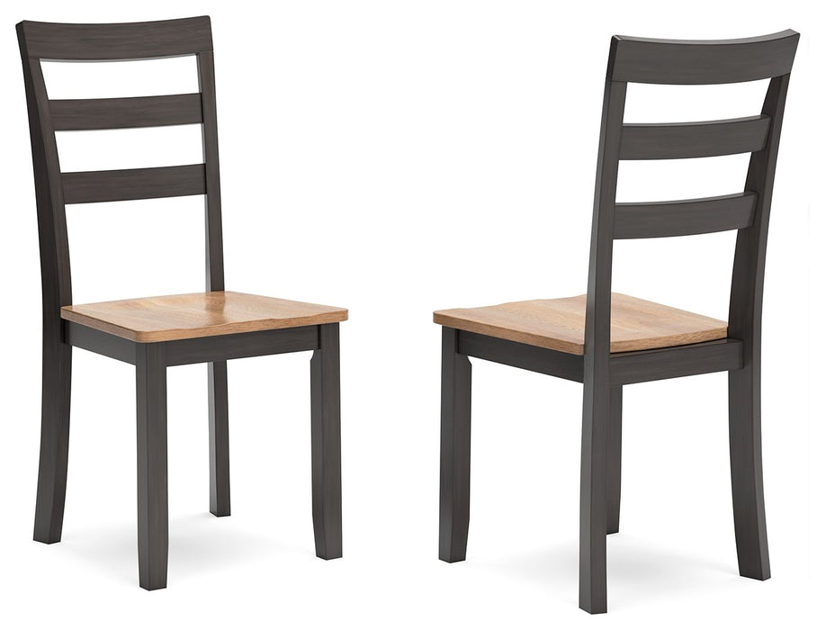 Gesthaven - Dining Room Side Chair (Set of 2) - Premium Chair Sets from Signature Design by Ashley® - Just $198! Shop now at Furniture Wholesale Plus  We are the best furniture store in Nashville, Hendersonville, Goodlettsville, Madison, Antioch, Mount Juliet, Lebanon, Gallatin, Springfield, Murfreesboro, Franklin, Brentwood