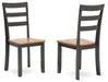 Gesthaven - Dining Room Side Chair (Set of 2) - Premium Chair Sets from Signature Design by Ashley® - Just $198! Shop now at Furniture Wholesale Plus  We are the best furniture store in Nashville, Hendersonville, Goodlettsville, Madison, Antioch, Mount Juliet, Lebanon, Gallatin, Springfield, Murfreesboro, Franklin, Brentwood