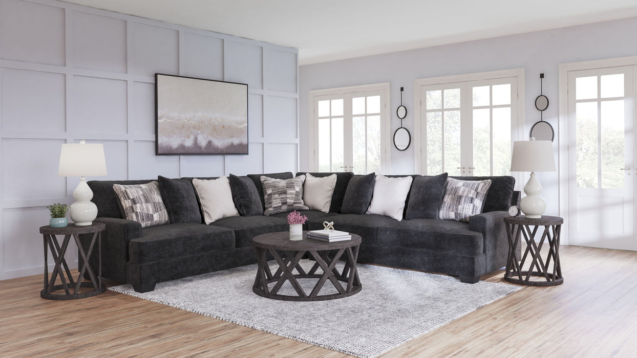 Lavernett - Sectional – Stationary Sectionals by Signature Design by Ashley® at Furniture Wholesale Plus , Nashville furniture store