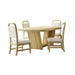 Ridgemont - 5 Piece Standard Height Dining Set (Table And Four Chairs) - Natural – 5 Piece Dining Room Sets by Elements International at Furniture Wholesale Plus , Nashville furniture store