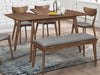 Alfredo - Extension Leaf Dining Table - Natural Walnut - Premium Dining Tables with Extensions from CoasterEveryday - Just $369! Shop now at Furniture Wholesale Plus  We are the best furniture store in Nashville, Hendersonville, Goodlettsville, Madison, Antioch, Mount Juliet, Lebanon, Gallatin, Springfield, Murfreesboro, Franklin, Brentwood