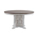 River Place - Pedestal Table - Riverstone White & Tobacco – Dining Tables by Liberty Furniture at Furniture Wholesale Plus , Nashville furniture store