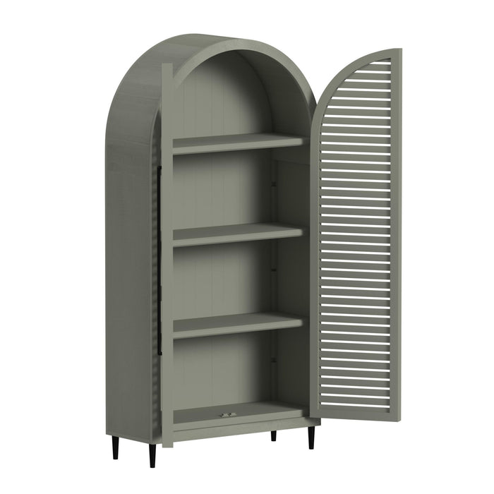 Libra - Bookcase - Sage – Standard Bookcases by Elements International at Furniture Wholesale Plus , Nashville furniture store