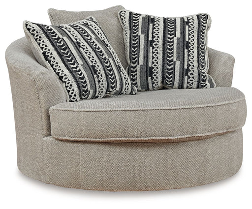 Calnita - Sisal - Oversized Swivel Accent Chair - Premium Swivel Chairs from Benchcraft® - Just $678! Shop now at Furniture Wholesale Plus  We are the best furniture store in Nashville, Hendersonville, Goodlettsville, Madison, Antioch, Mount Juliet, Lebanon, Gallatin, Springfield, Murfreesboro, Franklin, Brentwood