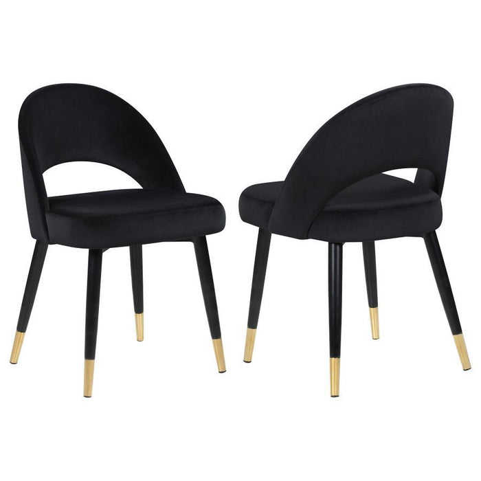 Lindsey - Upholstered Dining Side Chair (Set of 2) – Chair Sets by CoasterEssence at Furniture Wholesale Plus , Nashville furniture store