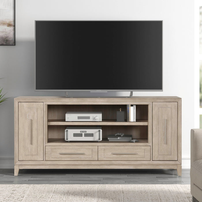 Fireplace TV Consoles - 80" Fireplace TV Console - Light Brown – Fireplace TV Stands by Liberty Furniture at Furniture Wholesale Plus , Nashville furniture store