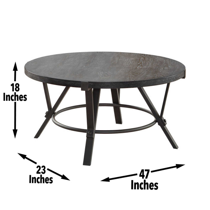 Portland - Coffee Table - Gray – Coffee Tables by Steve Silver Furniture at Furniture Wholesale Plus , Nashville furniture store