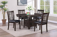 Lavon - 5-Piece Oval Extension Leaf Dining Set - Premium 5 Piece Dining Room Sets from CoasterEveryday - Just $819! Shop now at Furniture Wholesale Plus  We are the best furniture store in Nashville, Hendersonville, Goodlettsville, Madison, Antioch, Mount Juliet, Lebanon, Gallatin, Springfield, Murfreesboro, Franklin, Brentwood
