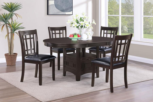 Lavon - 5-Piece Oval Extension Leaf Dining Set - Premium 5 Piece Dining Room Sets from CoasterEveryday - Just $819! Shop now at Furniture Wholesale Plus  We are the best furniture store in Nashville, Hendersonville, Goodlettsville, Madison, Antioch, Mount Juliet, Lebanon, Gallatin, Springfield, Murfreesboro, Franklin, Brentwood