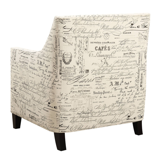 Erica - Chair And Ottoman – Stationary Chair & Ottoman by Elements International at Furniture Wholesale Plus , Nashville furniture store