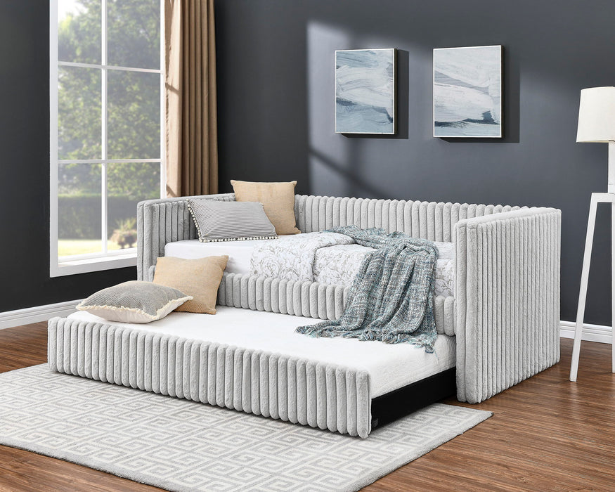 Hailey - Daybed - Light Gray – Daybeds by Crown Mark at Furniture Wholesale Plus , Nashville furniture store