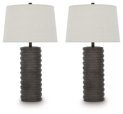 Neilett - Poly Table Lamp (Set of 2) - Antique Brown – Table Lamps by Signature Design by Ashley® at Furniture Wholesale Plus , Nashville furniture store