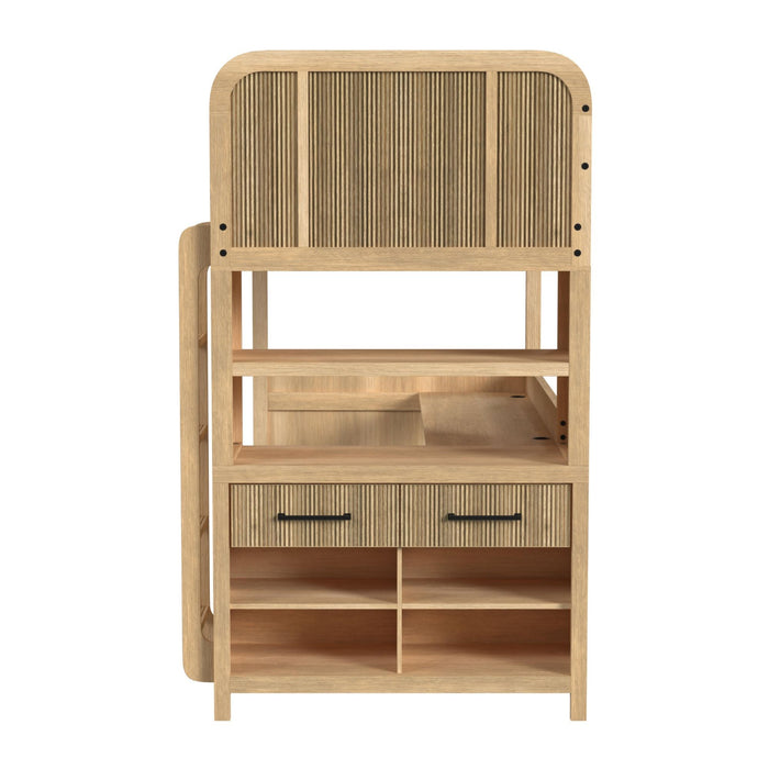 Ridgemont - Loft Complete Bunk Bed – Bunk Beds by Elements International at Furniture Wholesale Plus , Nashville furniture store