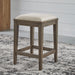 Americana Farmhouse - Upholstered Console Stool - Dusty Taupe – Counter Height (24"-27") by Liberty Furniture at Furniture Wholesale Plus , Nashville furniture store