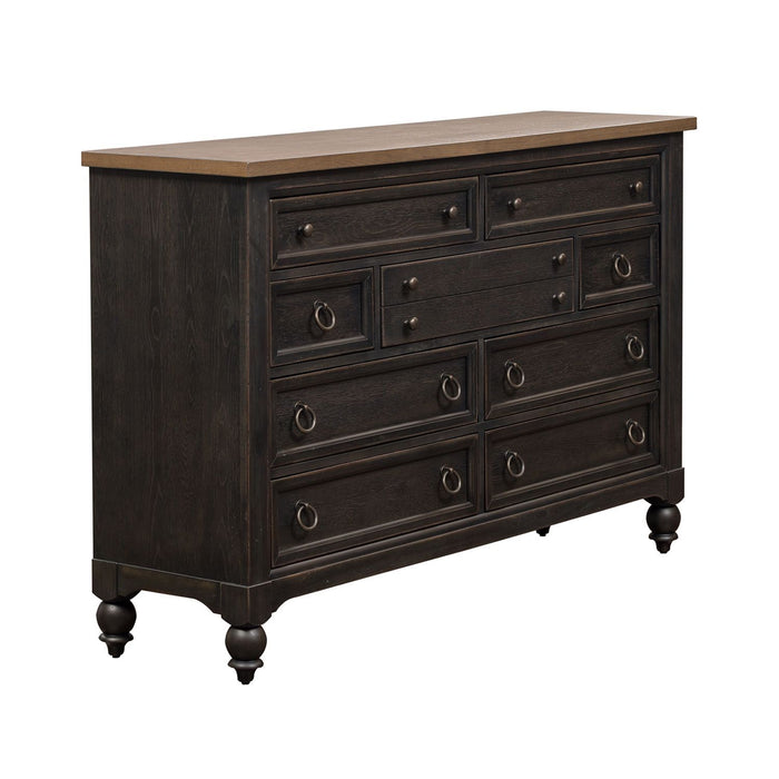 Americana Farmhouse - 9 Drawer Dresser – Dressers by Liberty Furniture at Furniture Wholesale Plus , Nashville furniture store