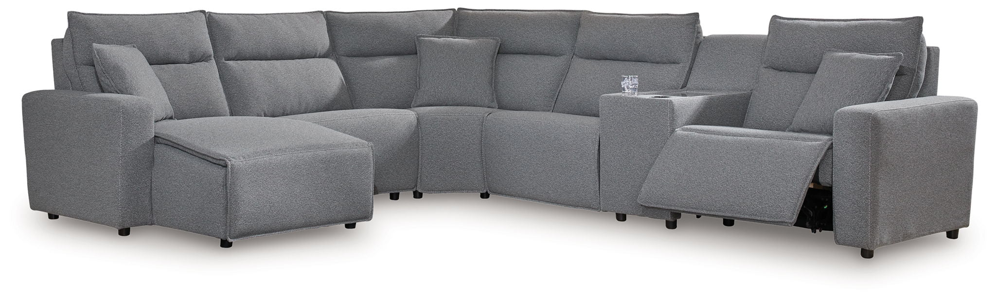 ModMax II - Salt And Pepper - Reclining Sectional – Reclining Sectionals by Signature Design by Ashley® at Furniture Wholesale Plus , Nashville furniture store