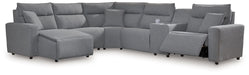 ModMax II - Salt And Pepper - Reclining Sectional – Reclining Sectionals by Signature Design by Ashley® at Furniture Wholesale Plus , Nashville furniture store