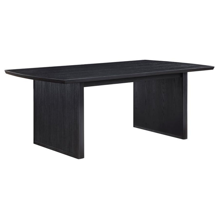 Brookmead - Extension Leaf Dining Table - Black – Dining Tables with Extensions by CoasterEssence at Furniture Wholesale Plus , Nashville furniture store
