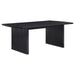 Brookmead - Extension Leaf Dining Table - Black – Dining Tables with Extensions by CoasterEssence at Furniture Wholesale Plus , Nashville furniture store