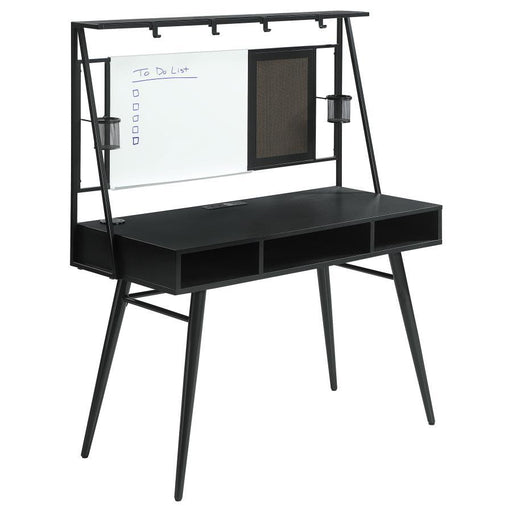 Jessie - Writing Desk With Whiteboard And USB - Black - Premium Writing Desks from CoasterEssence - Just $529! Shop now at Furniture Wholesale Plus  We are the best furniture store in Nashville, Hendersonville, Goodlettsville, Madison, Antioch, Mount Juliet, Lebanon, Gallatin, Springfield, Murfreesboro, Franklin, Brentwood