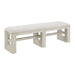 Avalanche - Dining Bench - Antique White – Upholstered Benches by Elements International at Furniture Wholesale Plus , Nashville furniture store