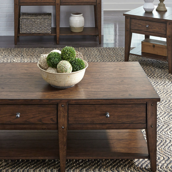 Lake House - 3 Piece Set (1-Cocktail 2-End Tables) – Table Sets by Liberty Furniture at Furniture Wholesale Plus , Nashville furniture store