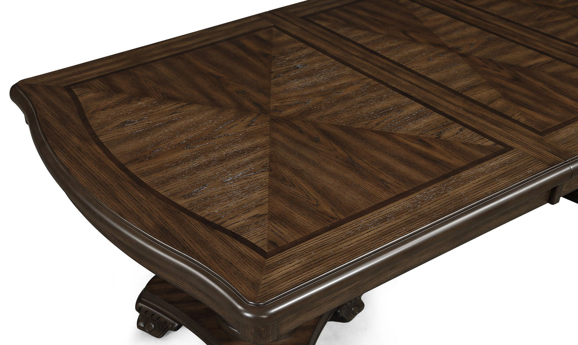 Kiera - Dining Table - Cherry Brown – Dining Tables with Extensions by Crown Mark at Furniture Wholesale Plus , Nashville furniture store