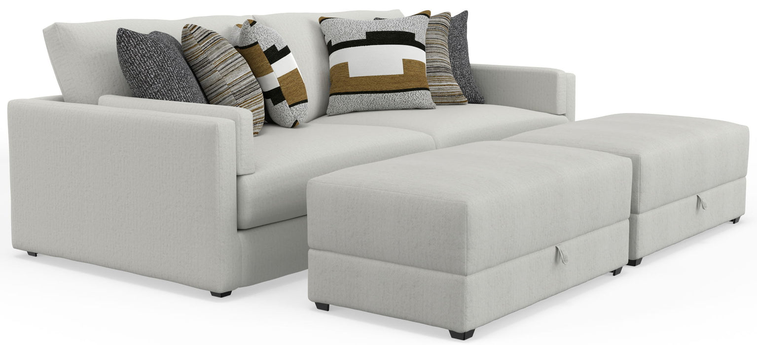 Trevor - Extra Deep Oversized Sofa With Included Storage Cocktail Ottoman – 2 Piece Living Room Sets by Jackson at Furniture Wholesale Plus , Nashville furniture store
