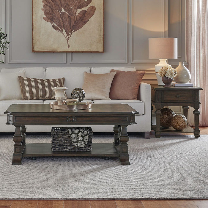 Providence Park - 3 Piece Set - Chateau Brown – Table Sets by Liberty Furniture at Furniture Wholesale Plus , Nashville furniture store