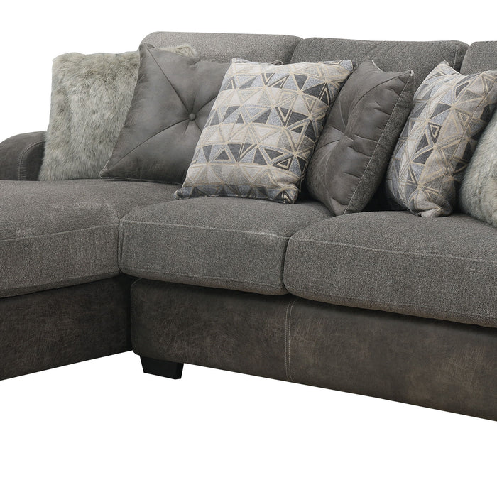 Berlin - Sectional - Premium Stationary Sectionals from Emerald Home - Just $1589! Shop now at Furniture Wholesale Plus  We are the best furniture store in Nashville, Hendersonville, Goodlettsville, Madison, Antioch, Mount Juliet, Lebanon, Gallatin, Springfield, Murfreesboro, Franklin, Brentwood