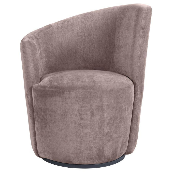 Nueva - Upholstered Swivel Chair Curved Backrest - Premium Swivel Chairs from Coaster Fine Furniture - Just $529! Shop now at Furniture Wholesale Plus  We are the best furniture store in Nashville, Hendersonville, Goodlettsville, Madison, Antioch, Mount Juliet, Lebanon, Gallatin, Springfield, Murfreesboro, Franklin, Brentwood