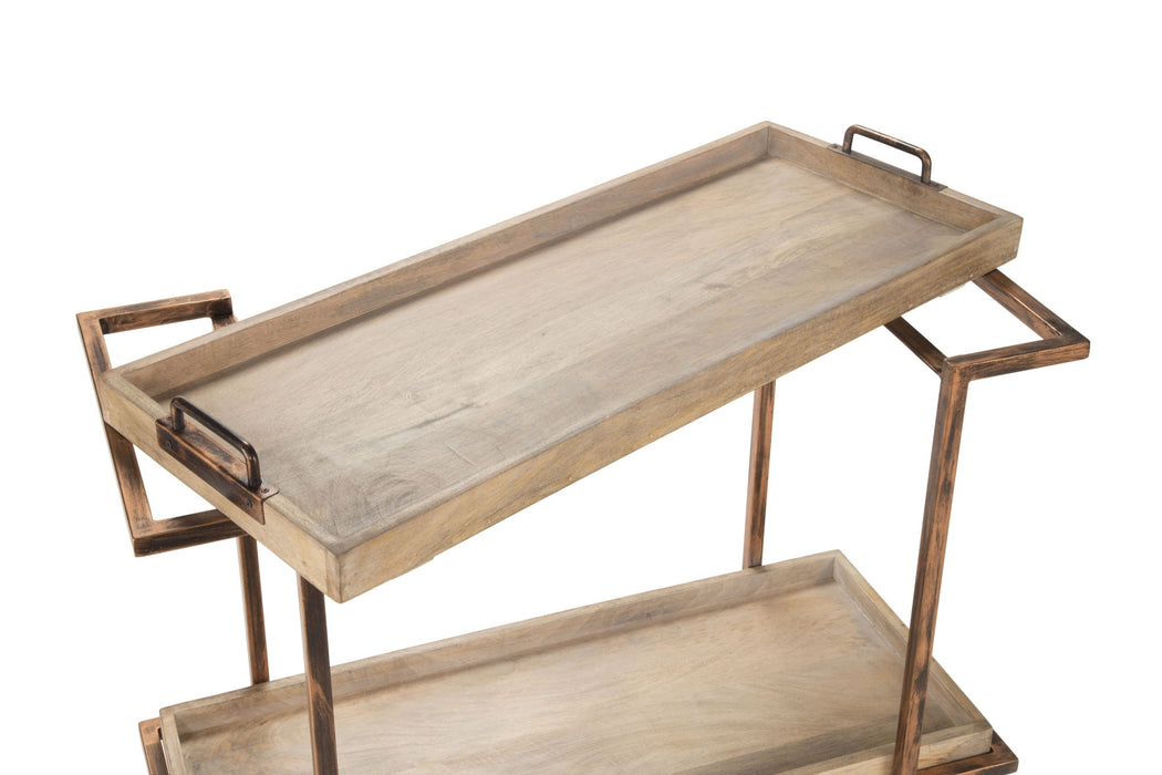 Conway - Cart - Brown - Premium Bar Carts from Steve Silver Furniture - Just $239! Shop now at Furniture Wholesale Plus  We are the best furniture store in Nashville, Hendersonville, Goodlettsville, Madison, Antioch, Mount Juliet, Lebanon, Gallatin, Springfield, Murfreesboro, Franklin, Brentwood