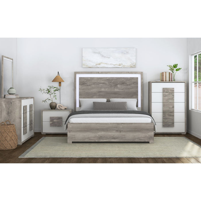 San Matteo - Bed With LED – Panel Beds by Elements International at Furniture Wholesale Plus , Nashville furniture store