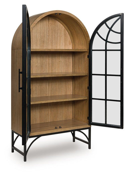 Gwenwich - Accent Cabinet - Natural / Black – Accent Cabinets by Signature Design by Ashley® at Furniture Wholesale Plus , Nashville furniture store