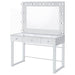 Umbridge - 3-Drawer Vanity Set With Lighting - Chrome And White - Premium Vanity Sets from CoasterEssence - Just $849! Shop now at Furniture Wholesale Plus  We are the best furniture store in Nashville, Hendersonville, Goodlettsville, Madison, Antioch, Mount Juliet, Lebanon, Gallatin, Springfield, Murfreesboro, Franklin, Brentwood