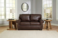 Colleton - Loveseat - Dark Brown – Stationary Loveseats by Signature Design by Ashley® at Furniture Wholesale Plus , Nashville furniture store
