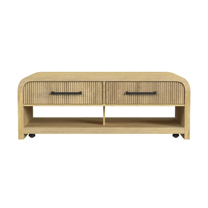 Ridgemont - Coffee Table With Casters – Coffee Tables by Elements International at Furniture Wholesale Plus , Nashville furniture store