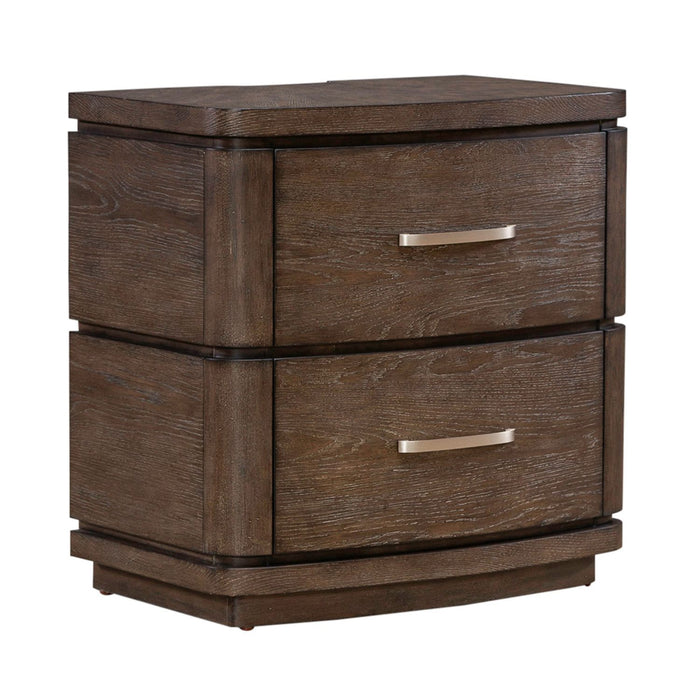 Cascade Falls - Nightstand With Charging Station - Satin Espresso – Nightstands w/ Charging Stations by Liberty Furniture at Furniture Wholesale Plus , Nashville furniture store